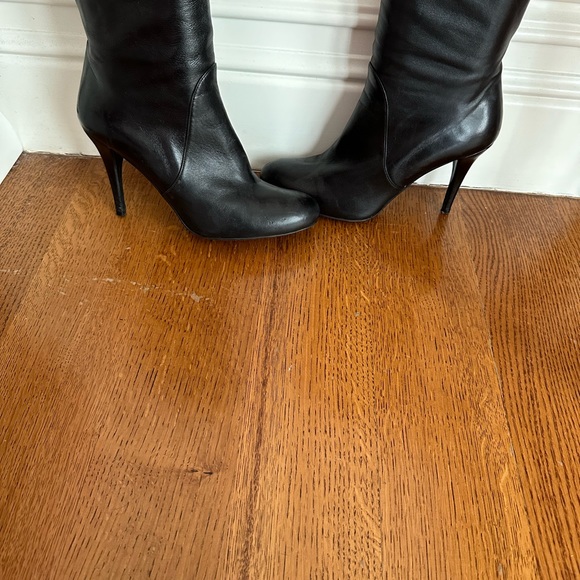 Stuart Weitzman side zipper high heel boots - Picture 5 of 16
